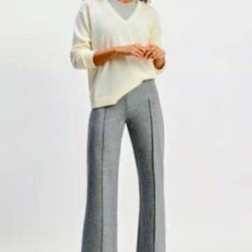 🆕Cato Gray Marled Dress Cuffed bottom Pants